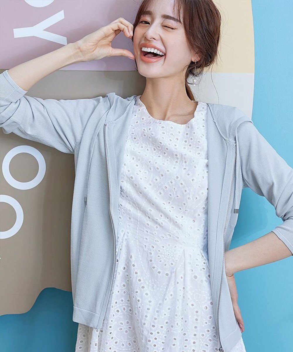 Tiaclasse サマーニットショートパーカー 