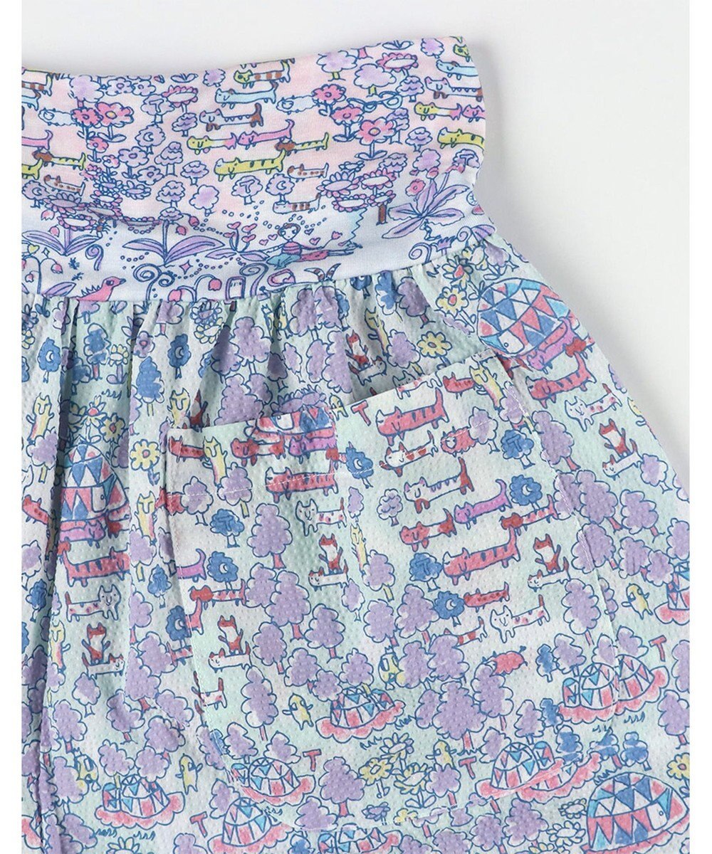 tsumori chisato SLEEP ツモリチサト パジャマ ベア天竺素材(トップス) 綿100%(ボトム) 4分袖 9分丈 レディース UDT113 /ワコール 