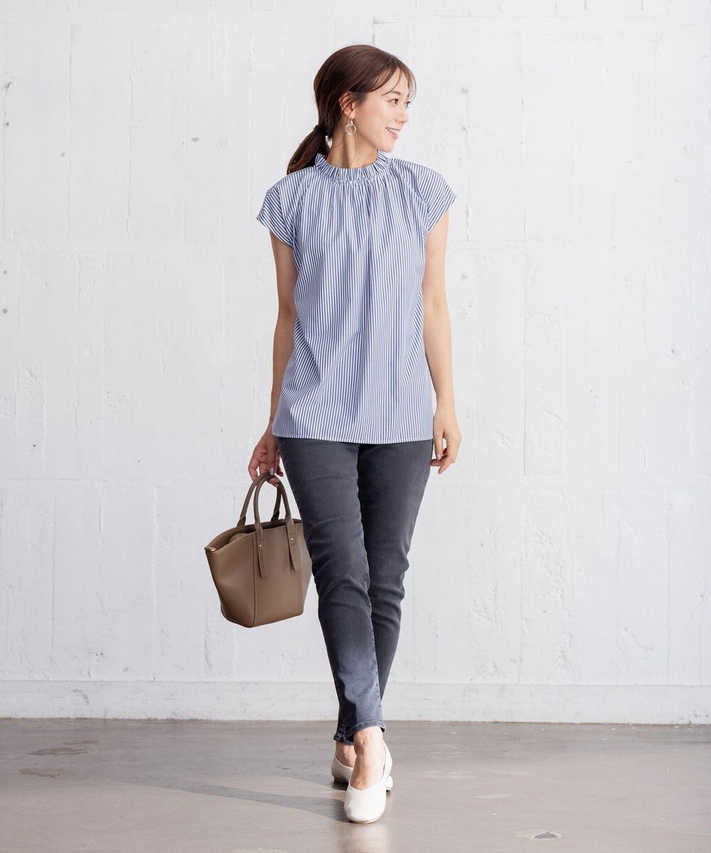 ANY 【美脚見え/お腹周りスッキリ/洗濯機可】スタイルアップスキニー 