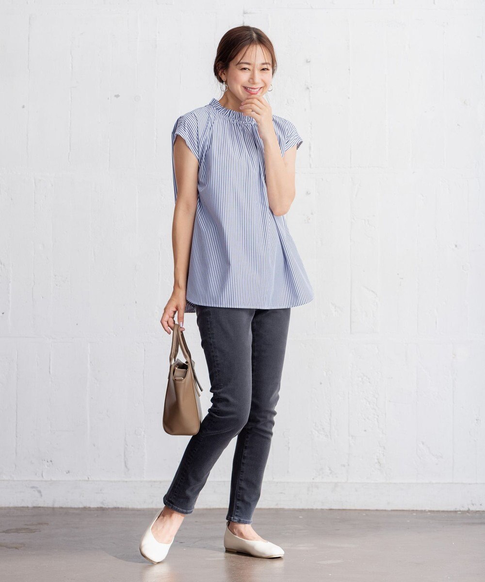 ANY 【美脚見え/お腹周りスッキリ/洗濯機可】スタイルアップスキニー 