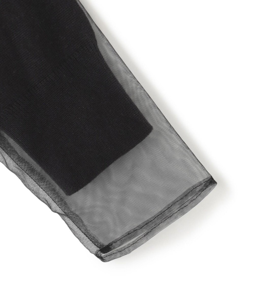 BEIGE， 【洗える】MYRTLE / チュールレイヤードクルーネックトップス 