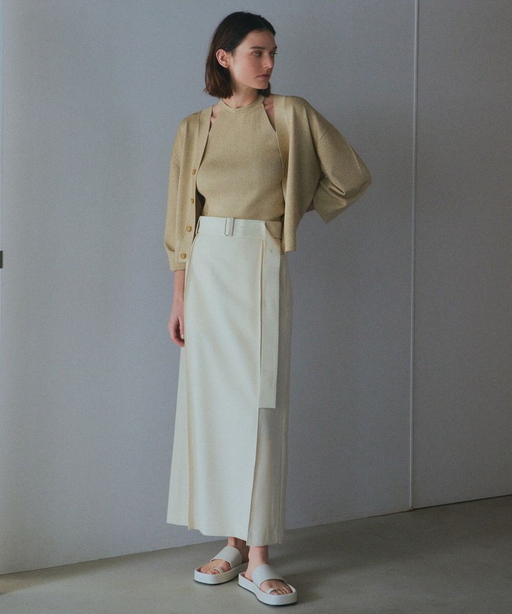 NAVE 【Nave・セットアップ可】ウールポリエステルツイルスカート 