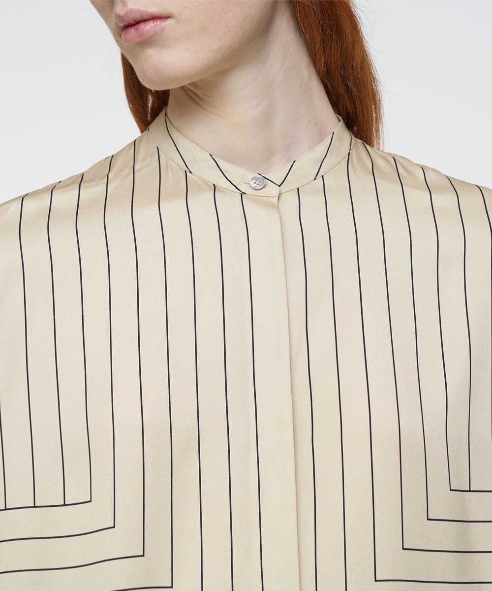 JOSEPH ジオメトリック アニメーション　ロングスリーブブラウス 