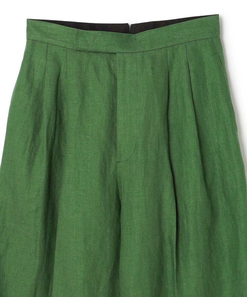 uncrave リネンオックスフォード ワイドパンツ 