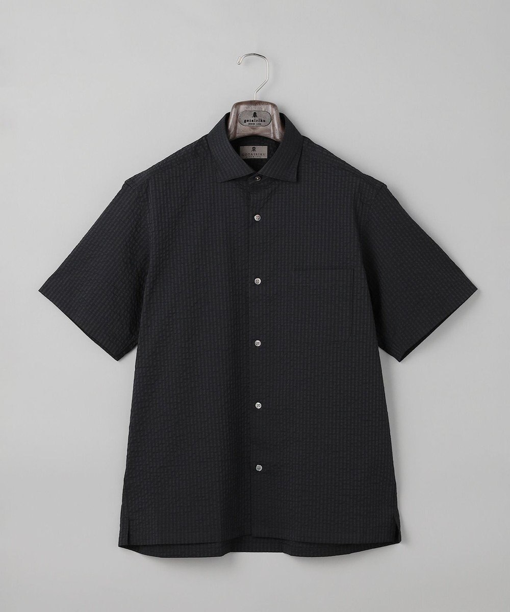 GOTAIRIKU リラックスシルエット【高通気性/吸水速乾】ドッツエアー クールマックスサッカーシャツ 