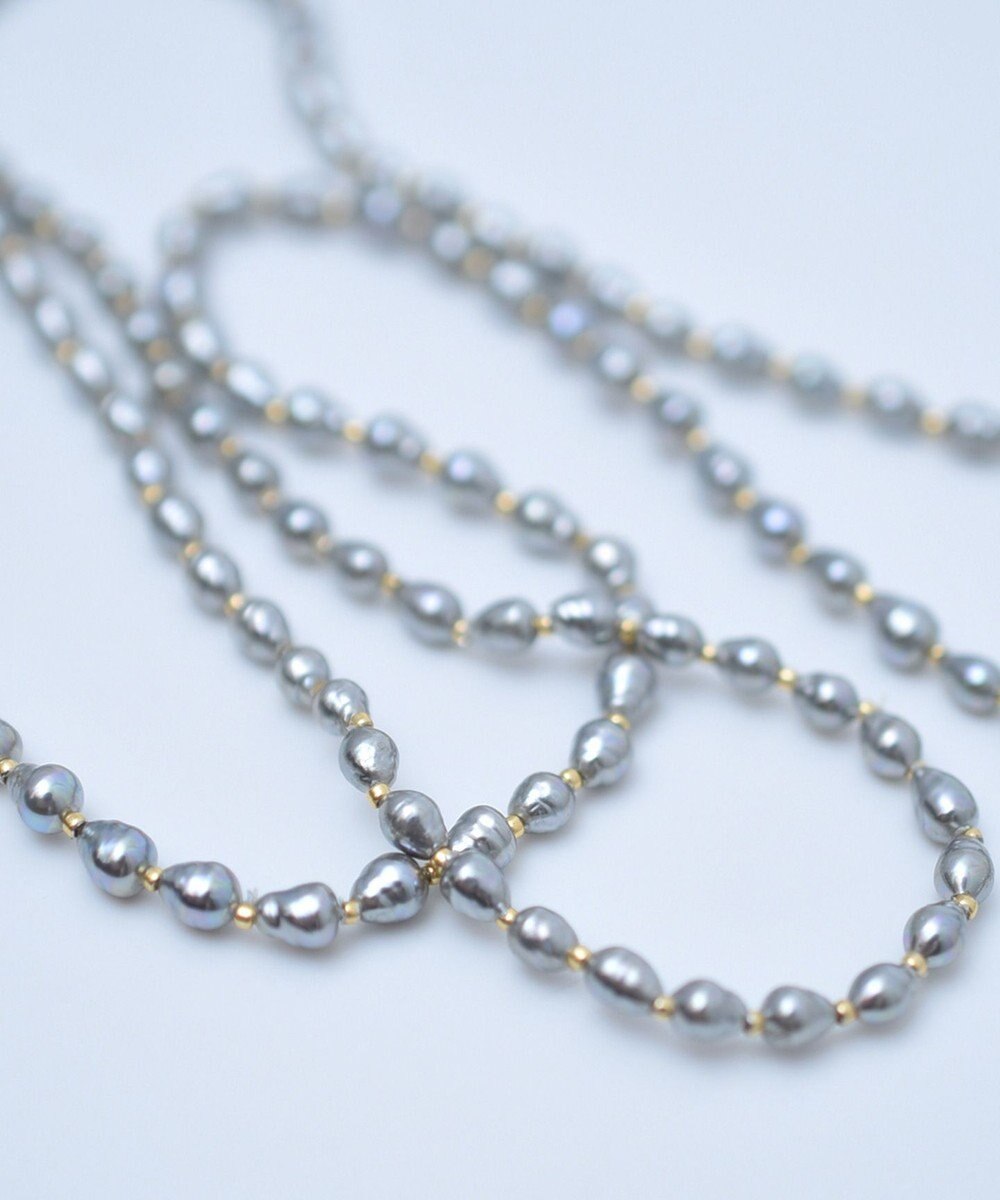 monshiro 【バロックパール/2WAY】イチョウロング ネックレス 