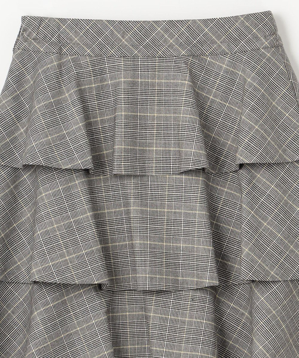 組曲 KIDS 【150-160cm】ティアードチェック スカート 