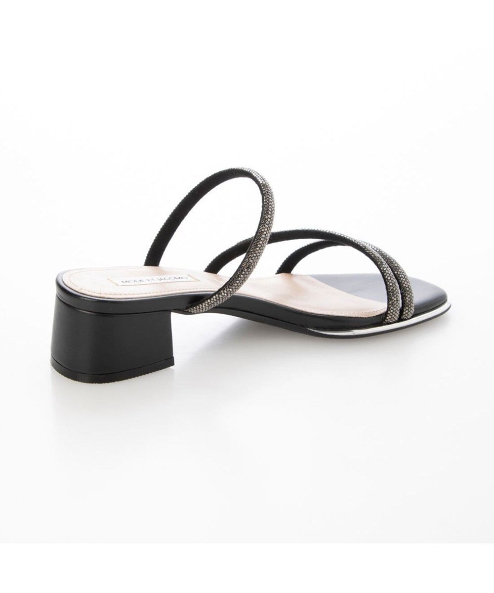 MODE ET JACOMO <MODE ET JACOMO>ラインストーンストラップミュールサンダル 