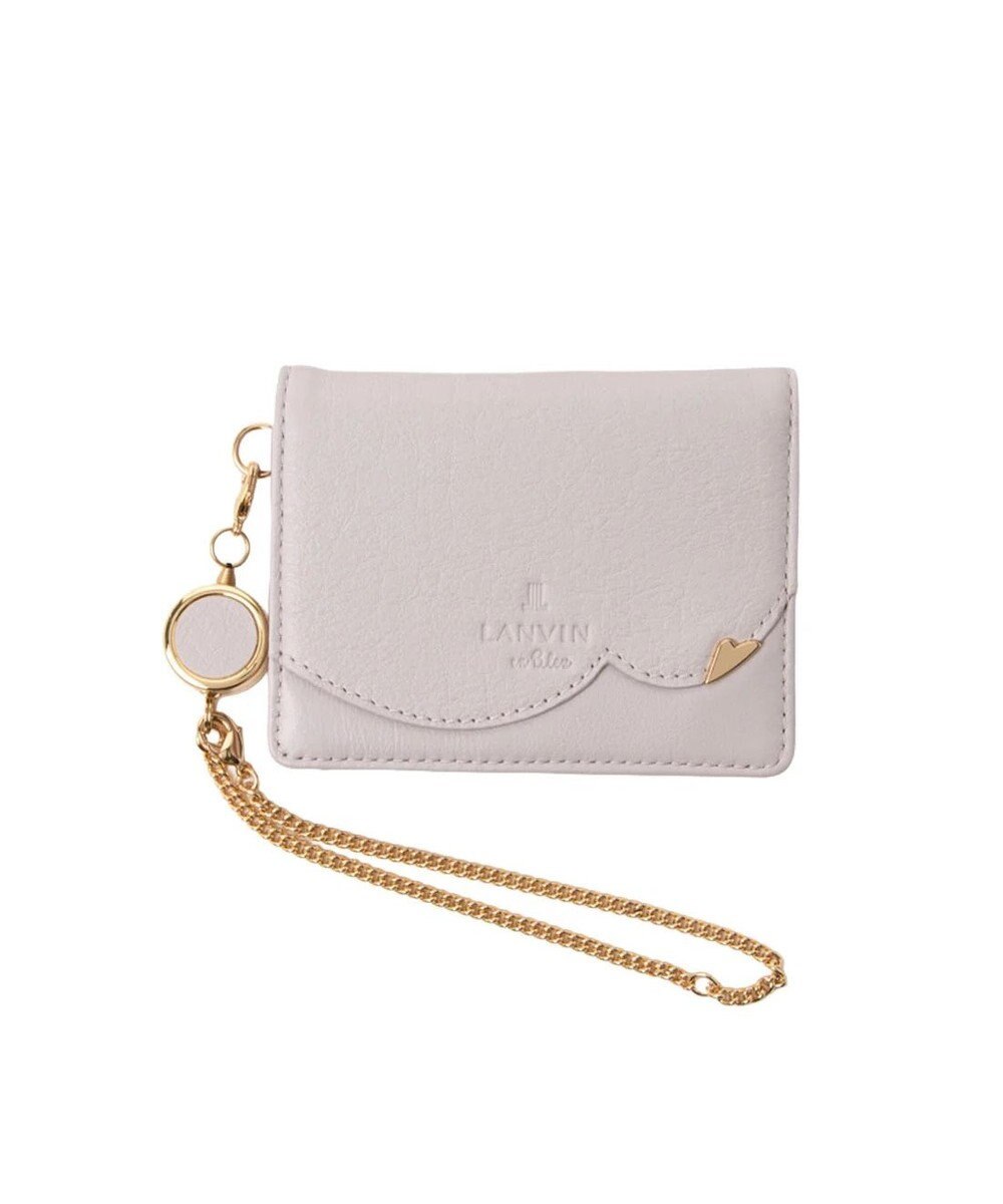 LANVIN en Bleu デクール 三面パスケース 