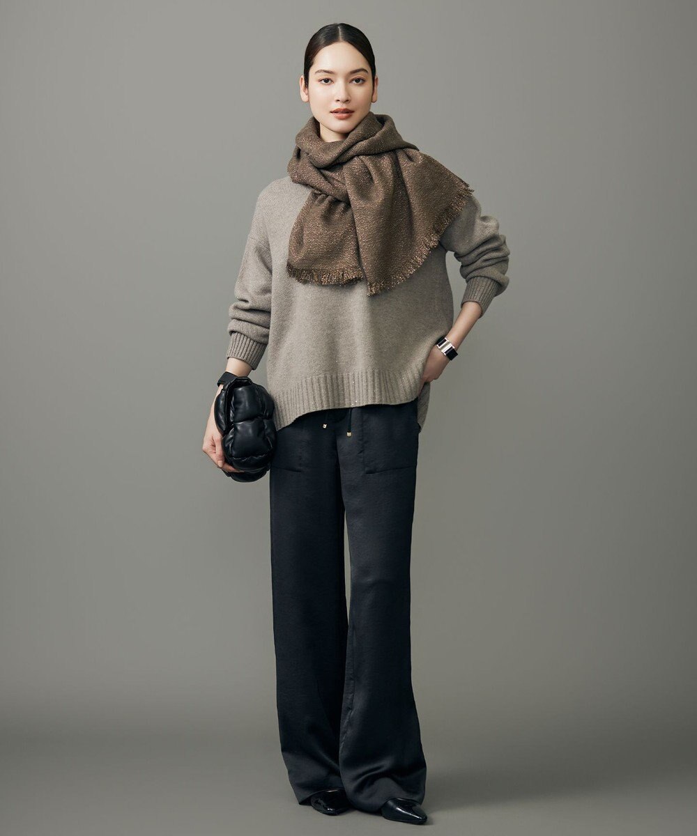 自由区 【カタログ掲載】ドレーピーサテンベイカー パンツ 