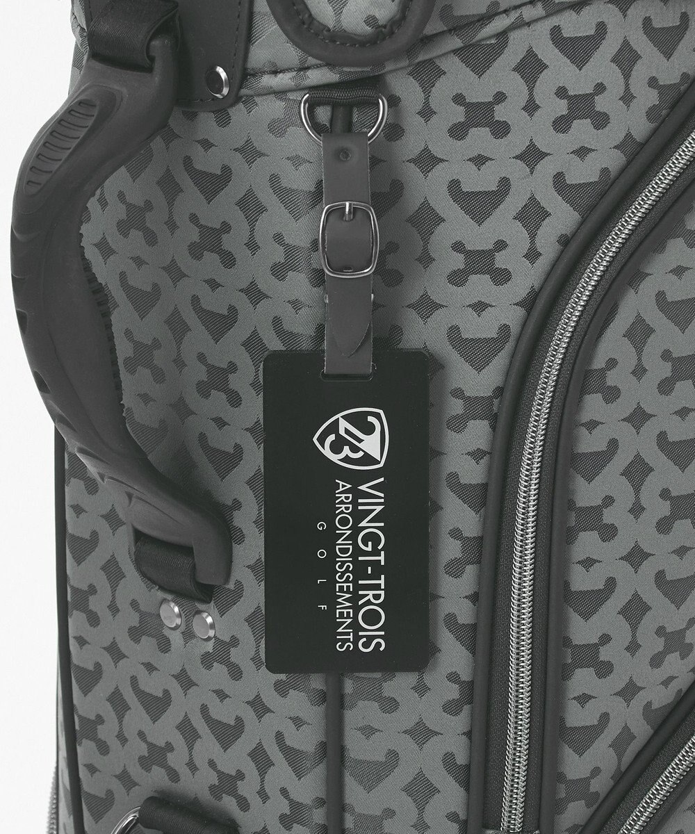 23区GOLF 【UNISEX】モノグラムライトキャディバッグ　ベテランゴルファーにもおすすめなモダンデザイン 