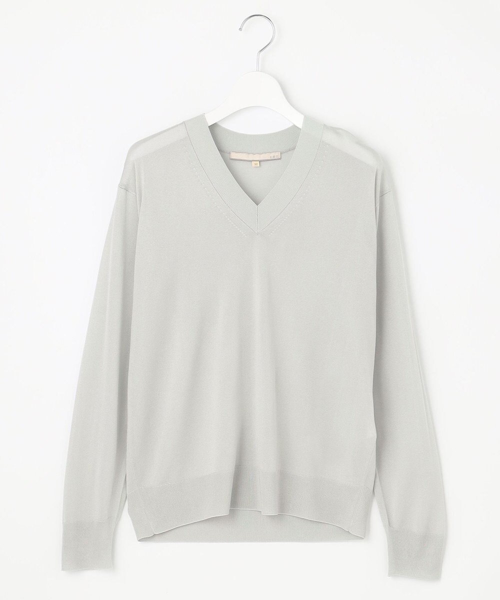 自由区 【XSサイズ～/洗える】シャインハイゲージ ニット 