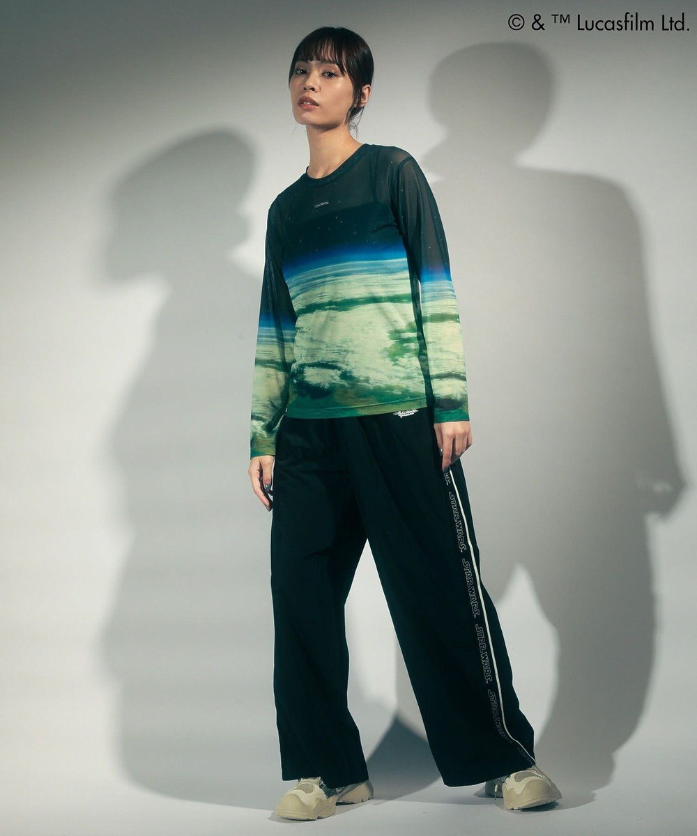 Green Parks ＳＴＡＲ　ＷＡＲＳ／シアープリントＴシャツ 