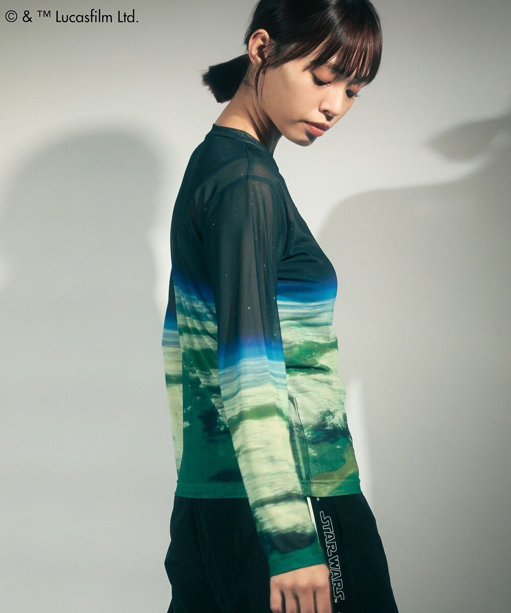 Green Parks ＳＴＡＲ　ＷＡＲＳ／シアープリントＴシャツ 