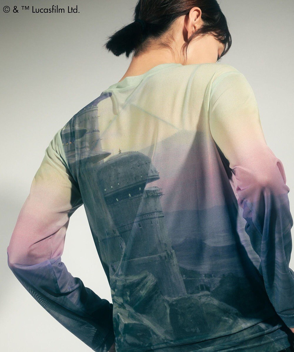 Green Parks ＳＴＡＲ　ＷＡＲＳ／シアープリントＴシャツ 