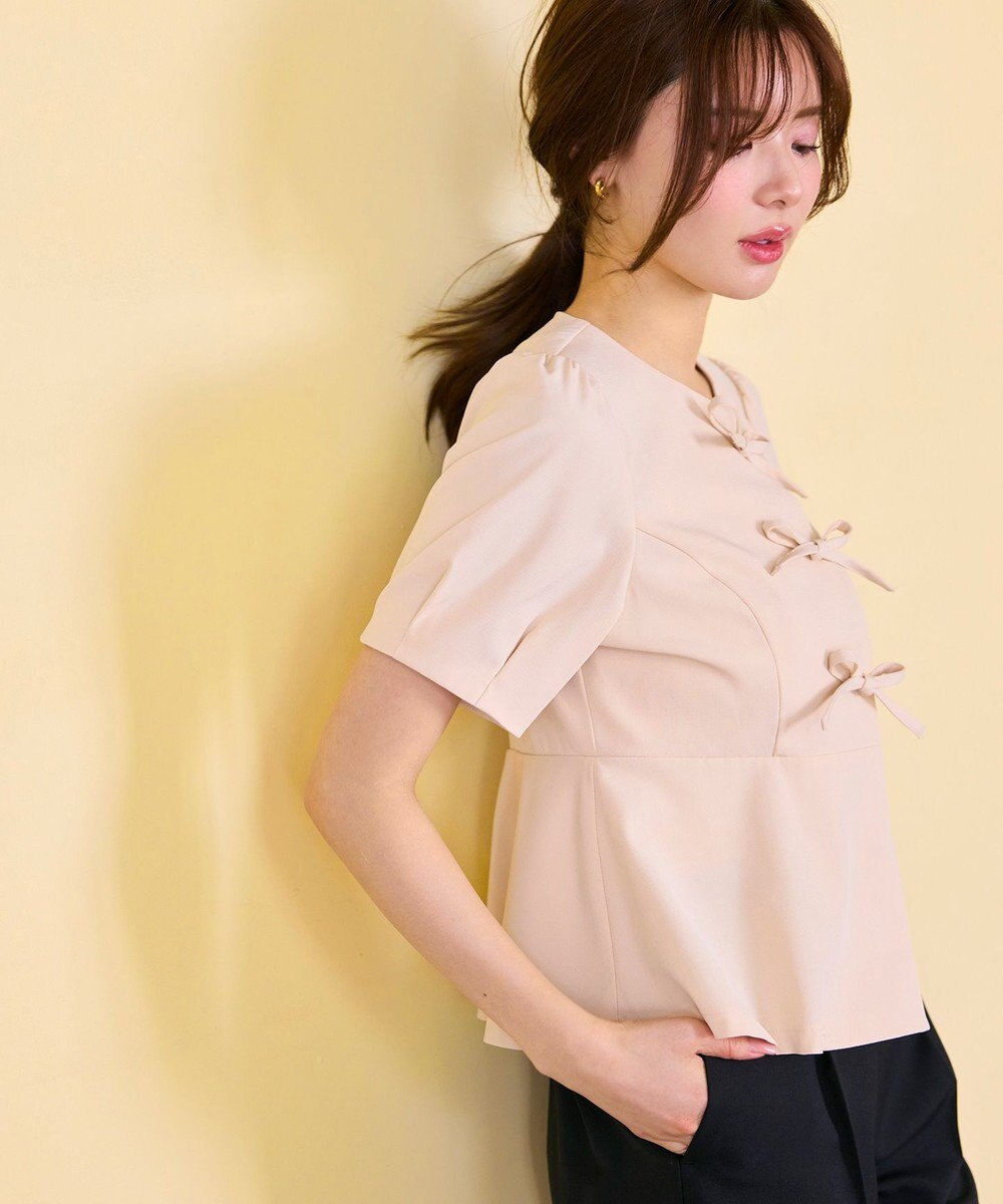 Feroux リボンブラウス ジャケット 