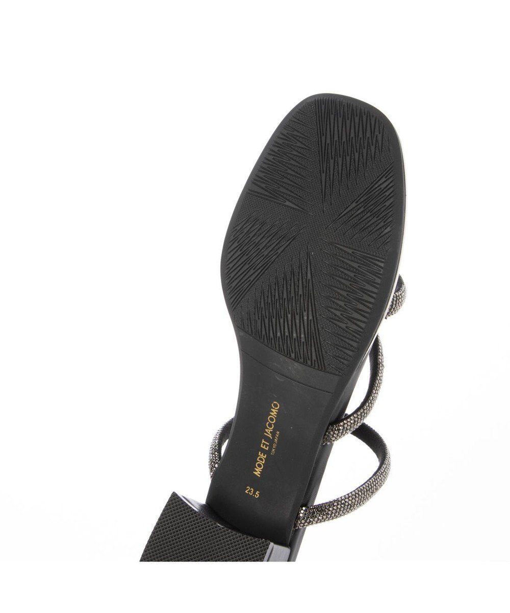 MODE ET JACOMO <MODE ET JACOMO>ラインストーンストラップミュールサンダル 