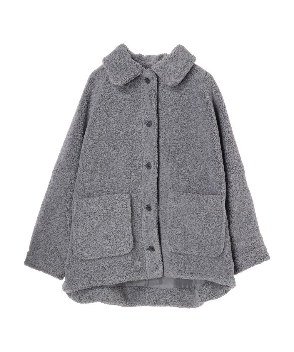 Green Parks 衿付きボアブルゾン 