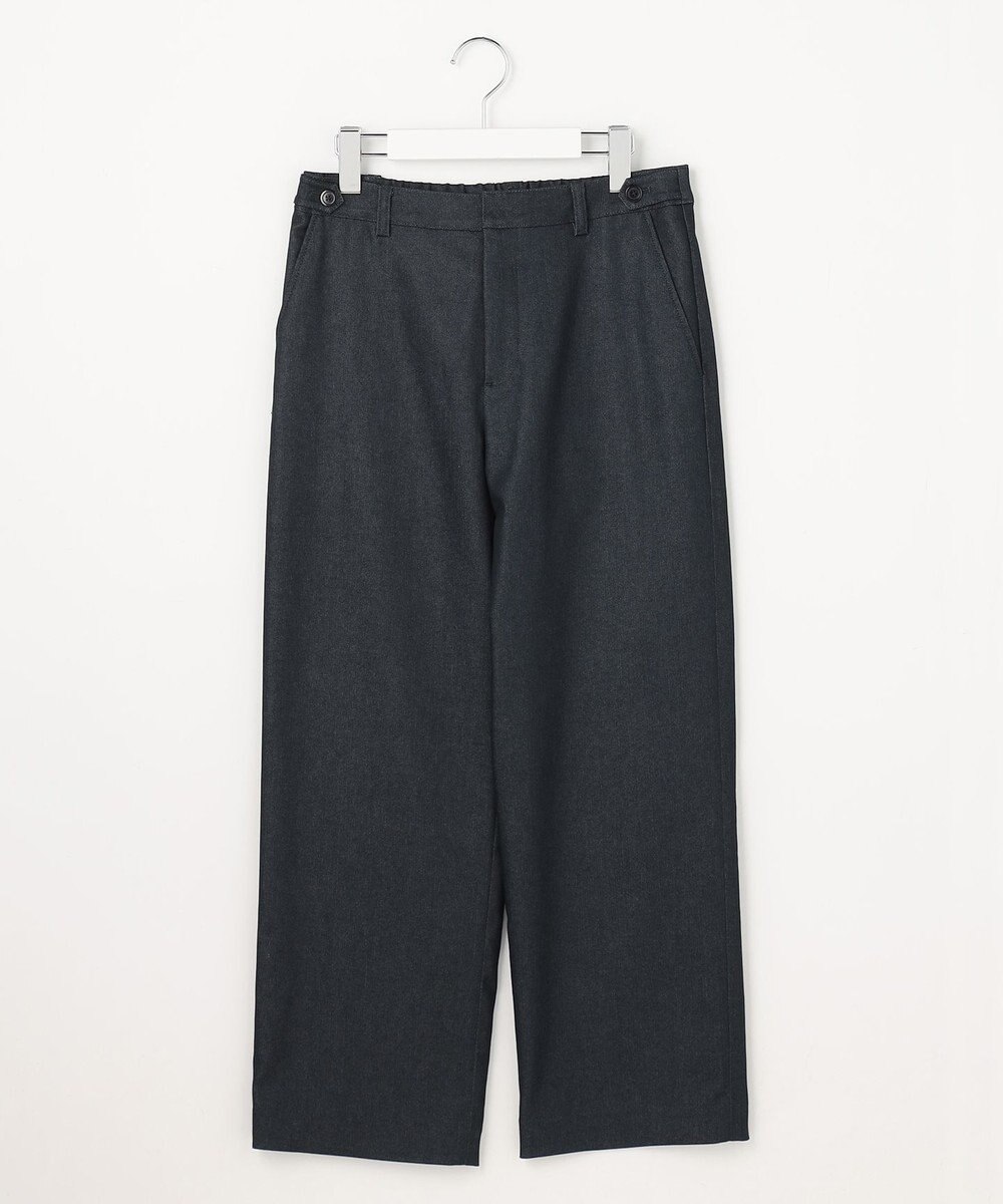 J.PRESS LADIES TCシャンブレーサテンST ストレート パンツ 