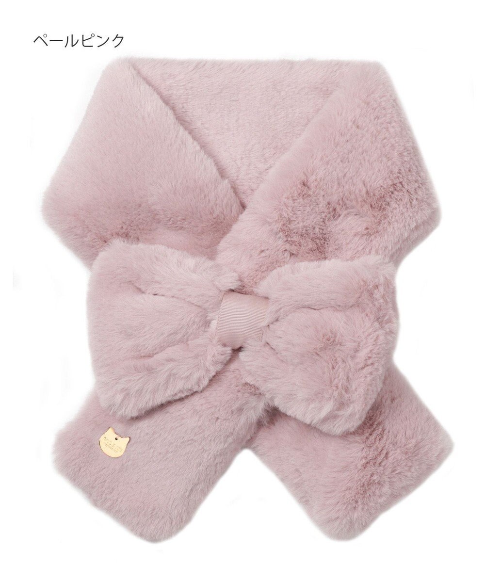 MOONBAT 【新色追加】PAUL & JOE ACCESSOIRES フェイクファーリボンマフラー 