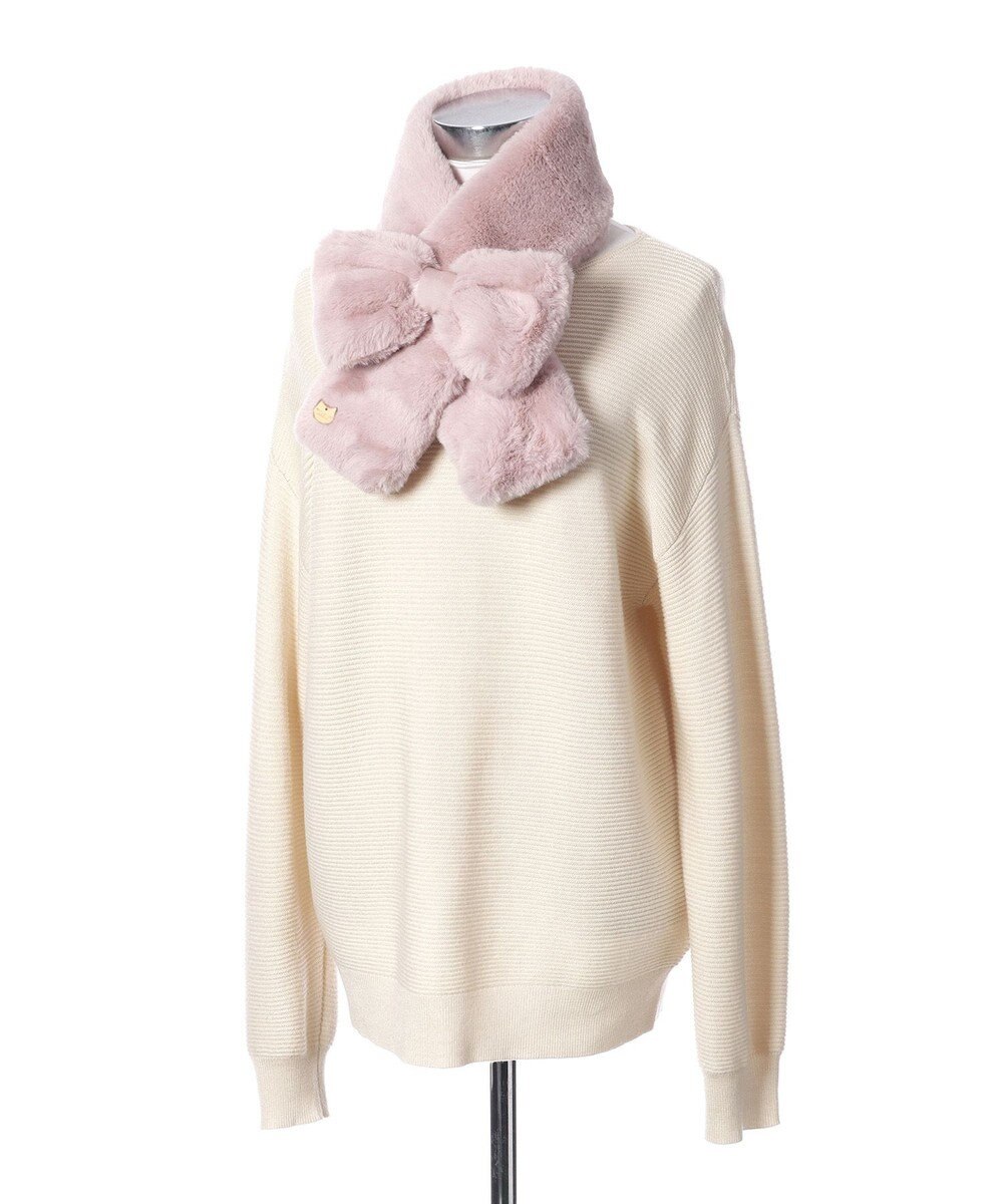 MOONBAT 【新色追加】PAUL & JOE ACCESSOIRES フェイクファーリボンマフラー 