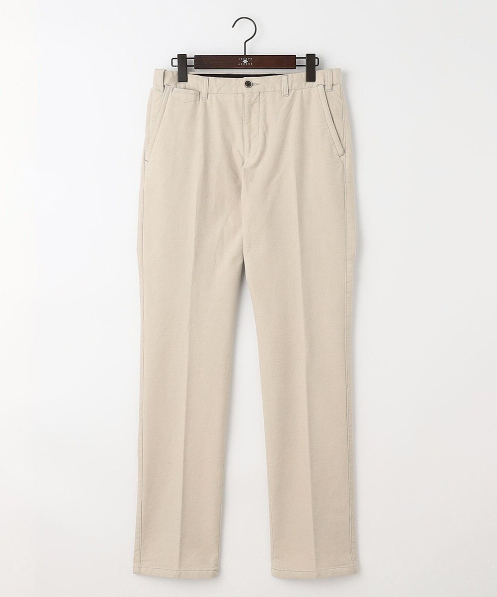 JOSEPH ABBOUD 【キングサイズ・裏起毛/ウエスト伸びる】オーガニックコットン2WAYストレッチカルゼ パンツ 