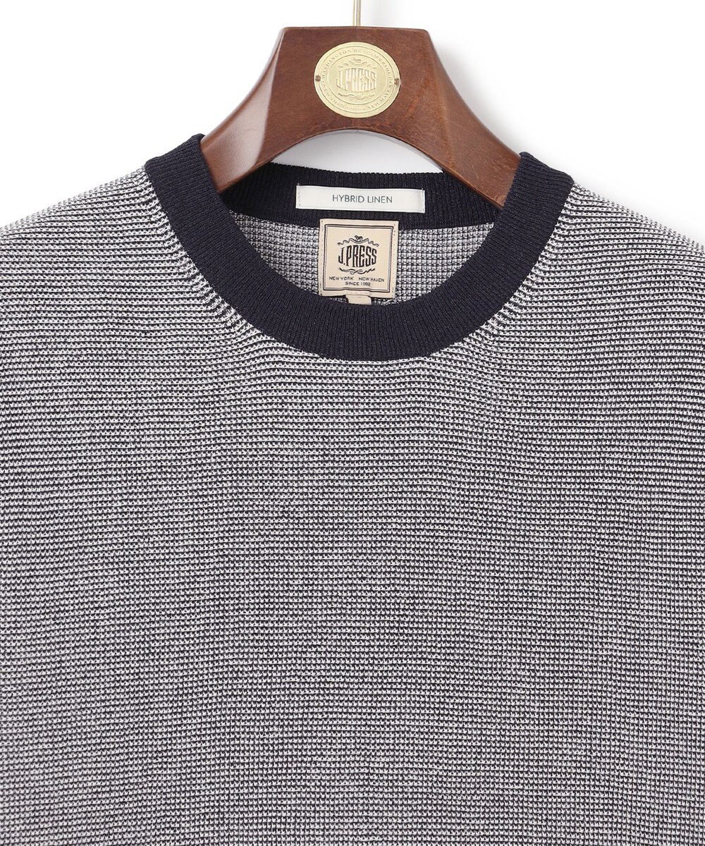 J.PRESS MEN 【ビジネスインナー推奨】【HYBRID LINEN】ニットTシャツ 