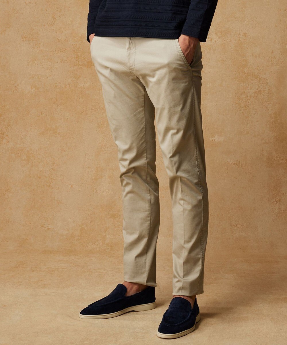 JOSEPH ABBOUD 【ストレッチ/JAPANファブリック】ヴィンテージコットンストレッチ パンツ 