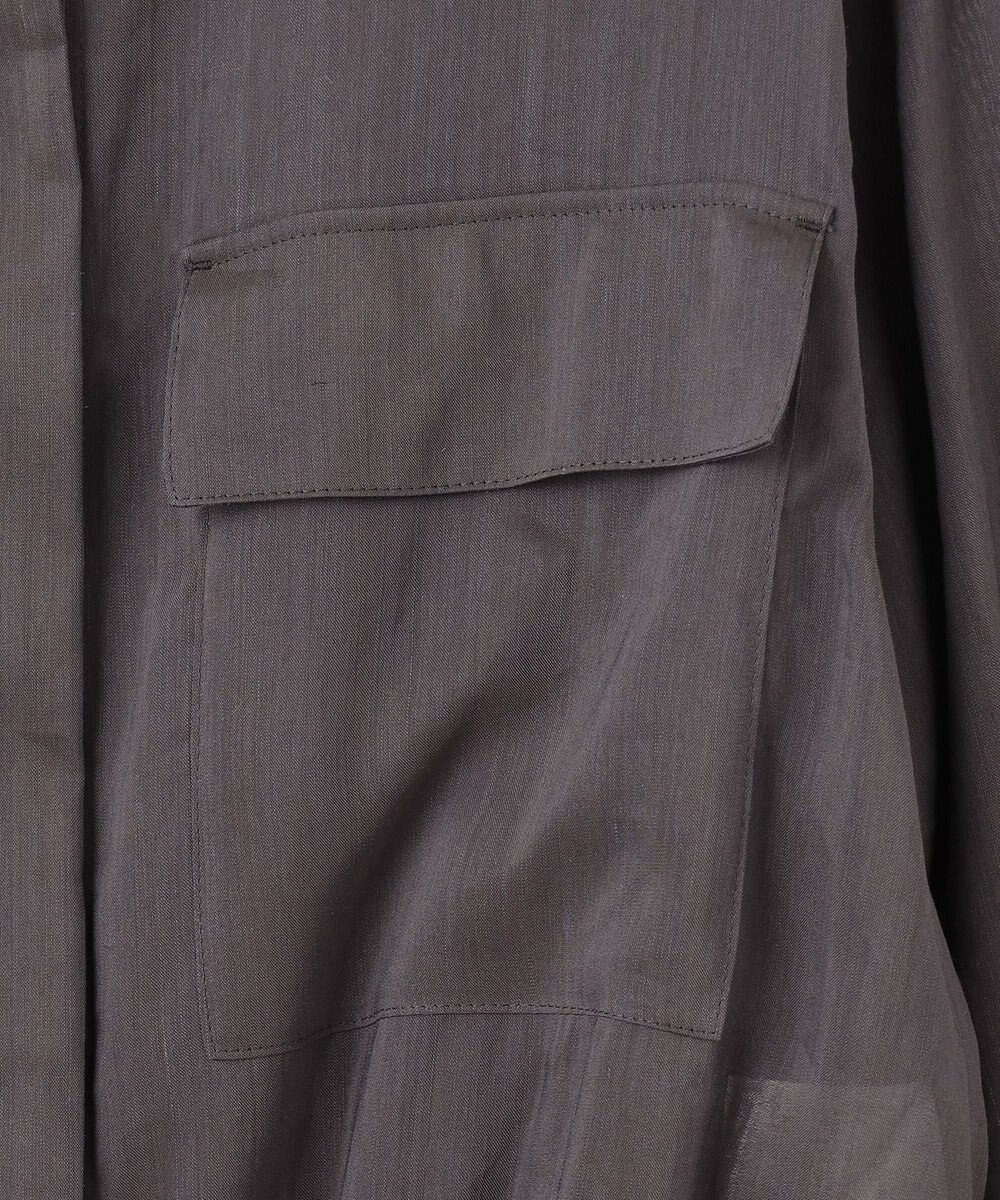 BEIGE， PAULINE / ドローストリングシアーブラウス 