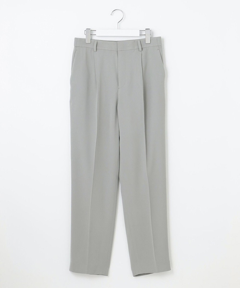 自由区 【XSサイズ～/洗える】ダブルフェイススーティング テーパードパンツ 