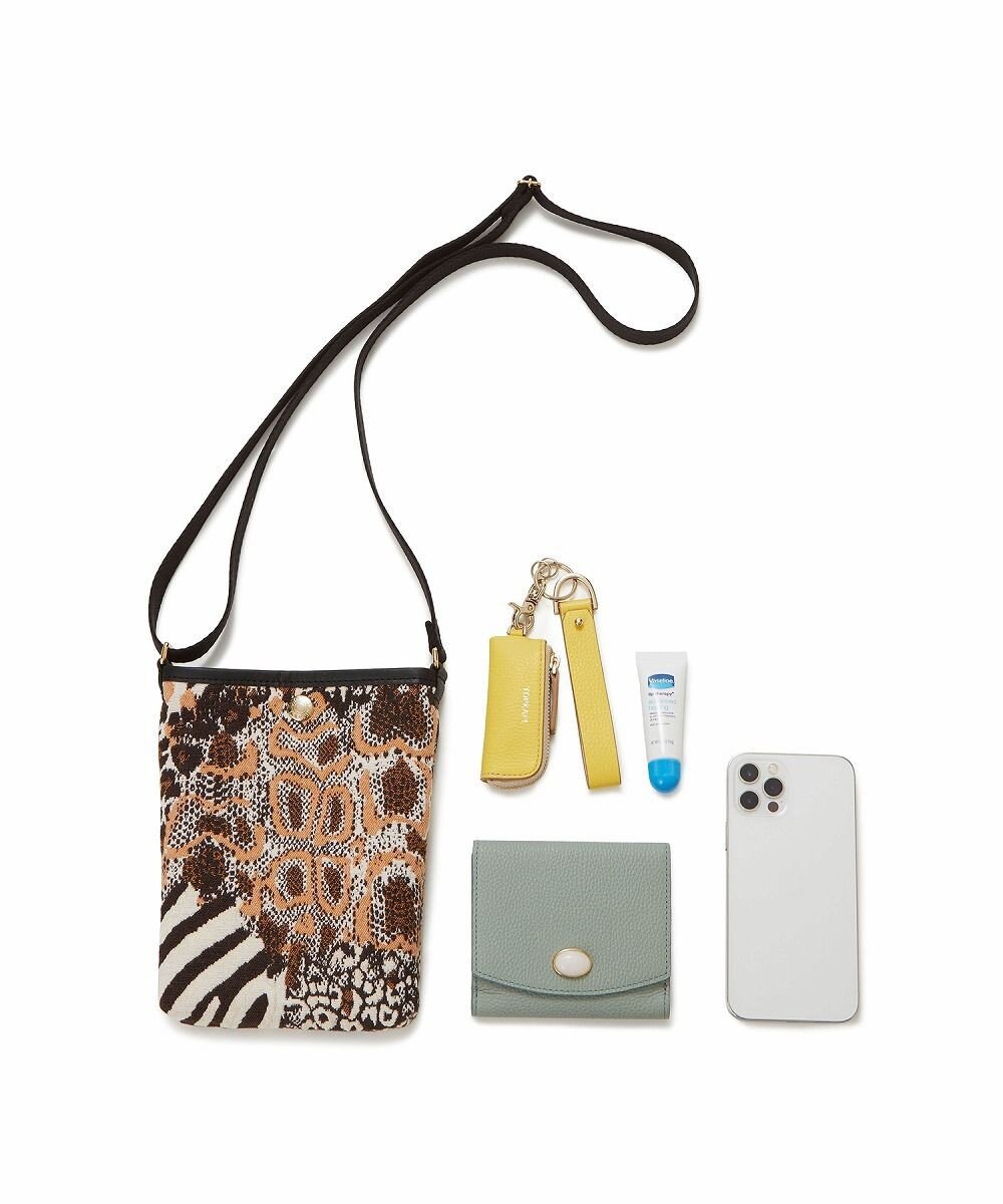 TOPKAPI 【TREASURE TOPKAPI】アニマルジャガード ミニポシェット ショルダーバッグ 