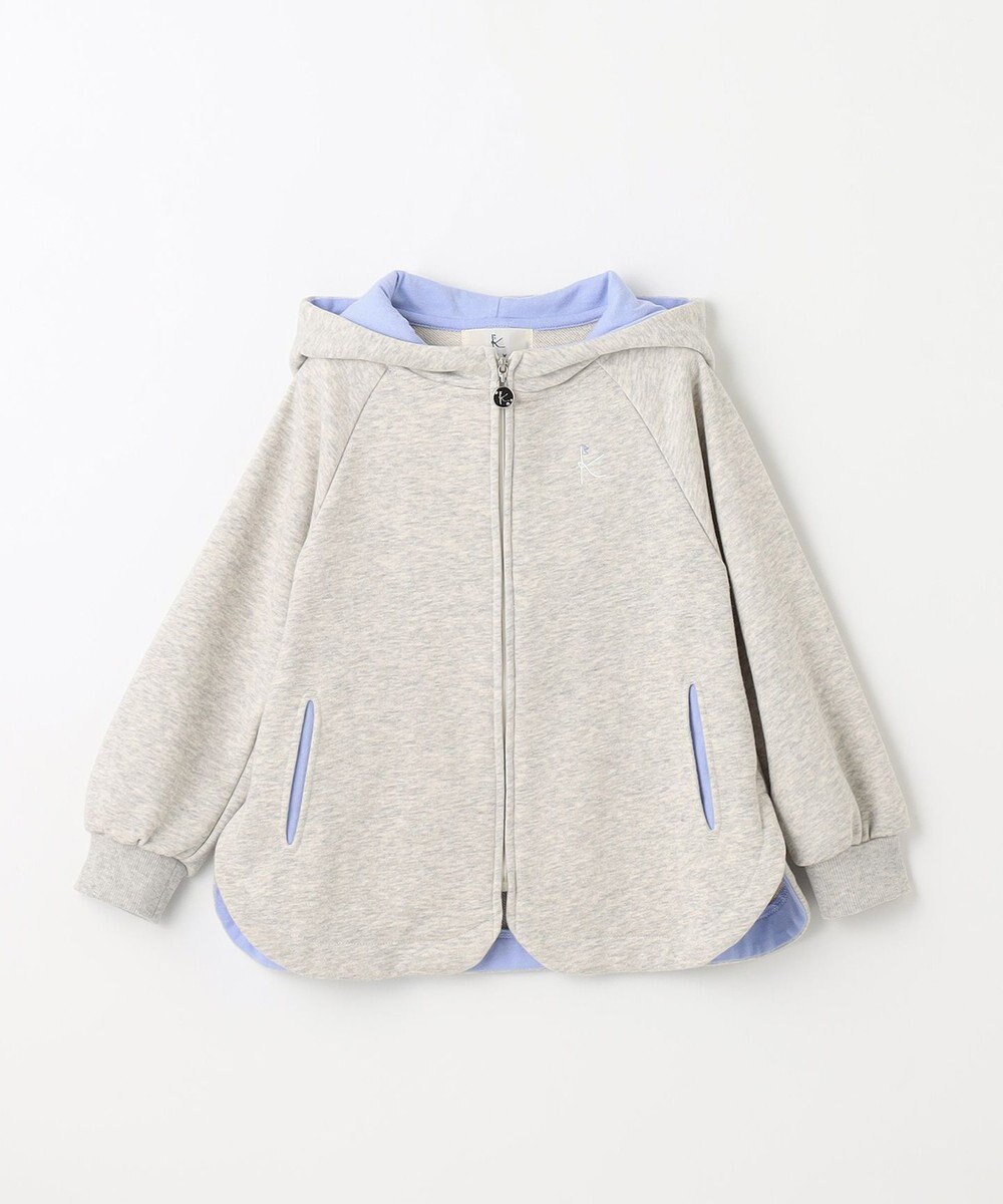 組曲 KIDS 【110-140cm】ドライコットン パーカー 