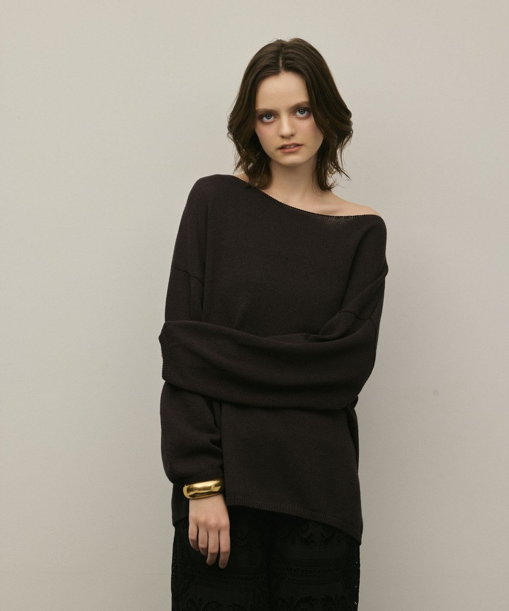 GRACE CONTINENTAL ルーズニットトップ 