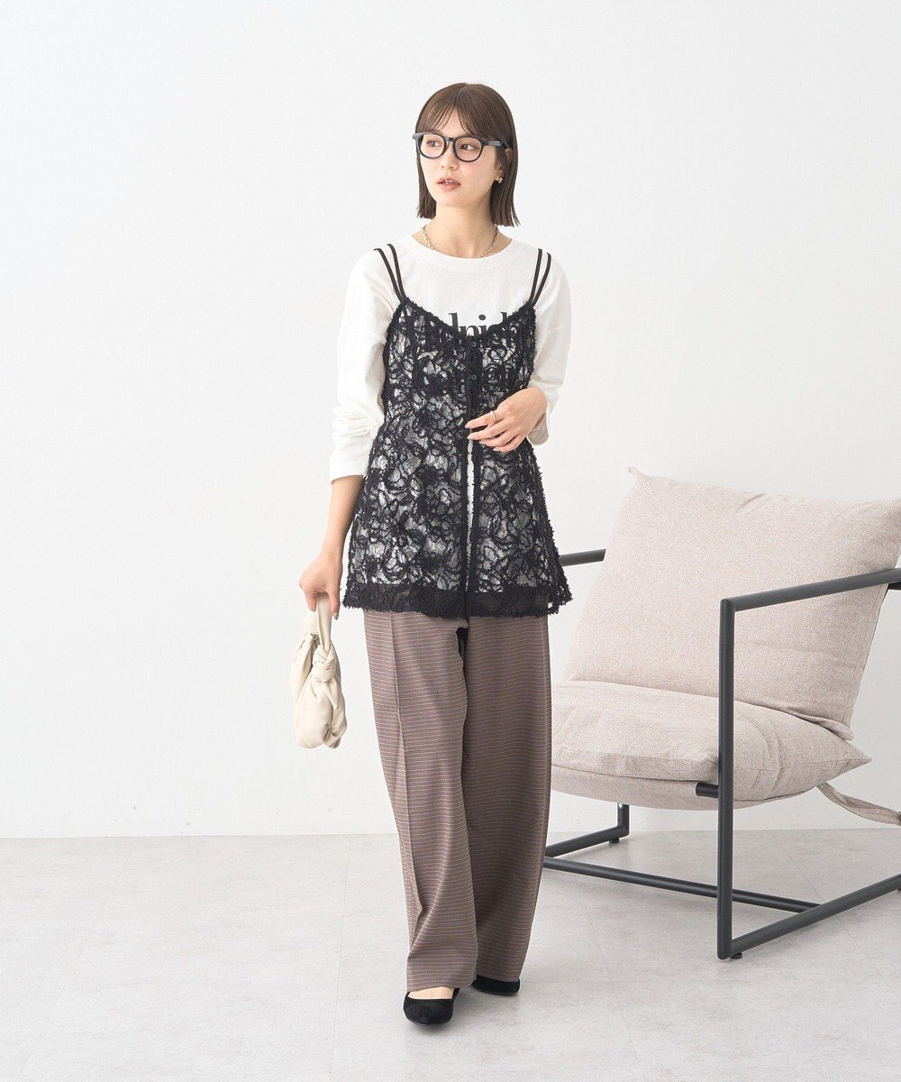 earth music&ecology モールレースキャミチュニック 