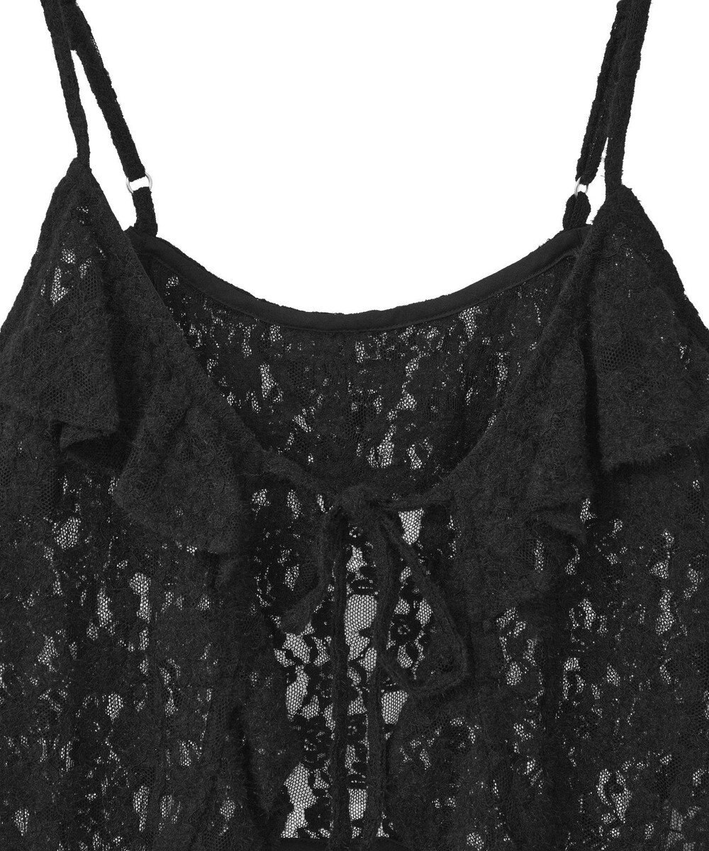 Green Parks レースフリルキャミビスチェ 