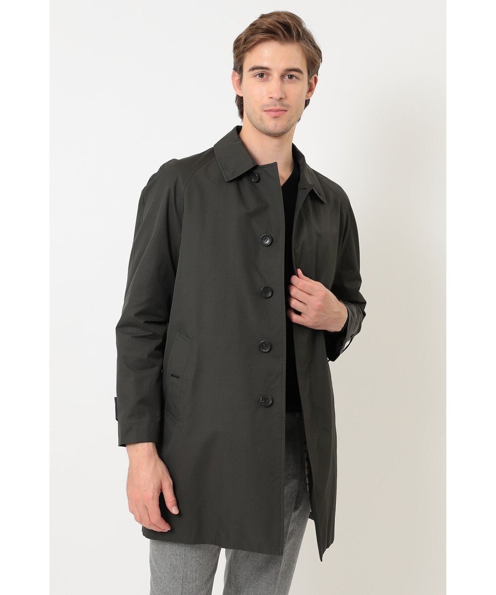 DAKS コットンナイロンツイルステンカラーコート 