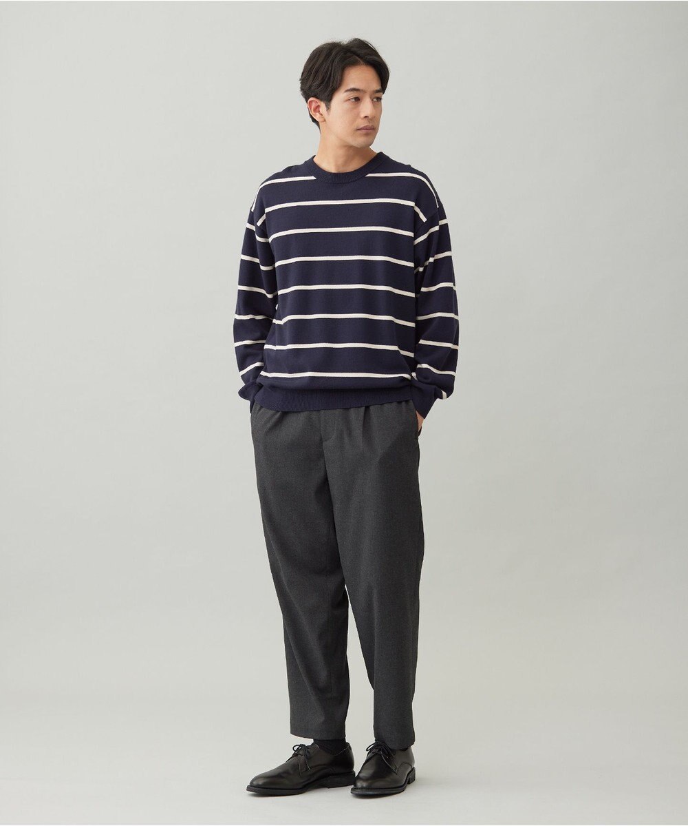 UNFILO MENS 【OCEANS 雑誌・web・YouTube 掲載】FLANNEL TOUCH 機能美パンツ ワイド 