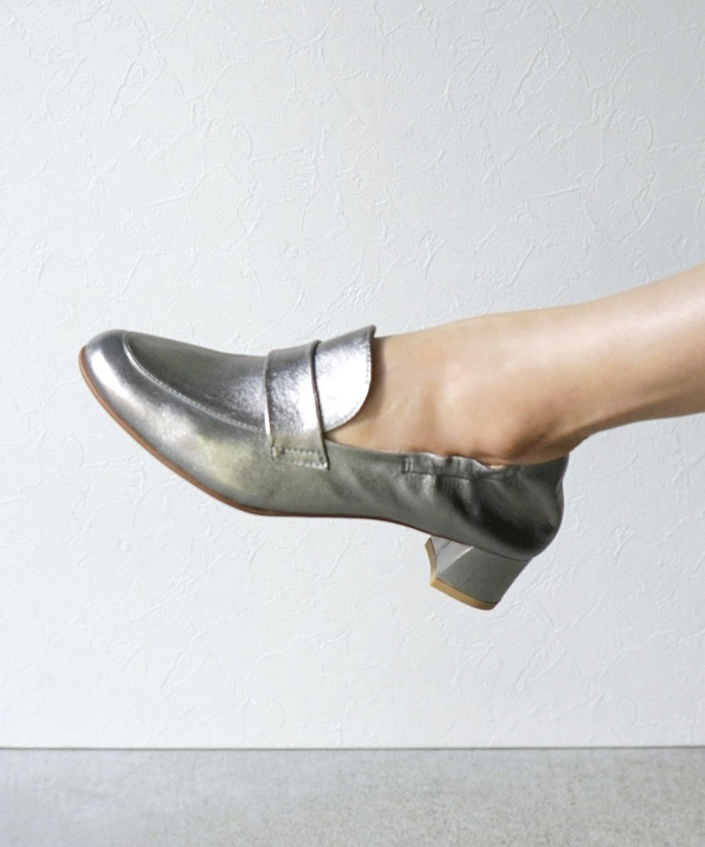 nouvelleRobe Oū 【本革・高反発】Heel Loafers ヒールローファー 