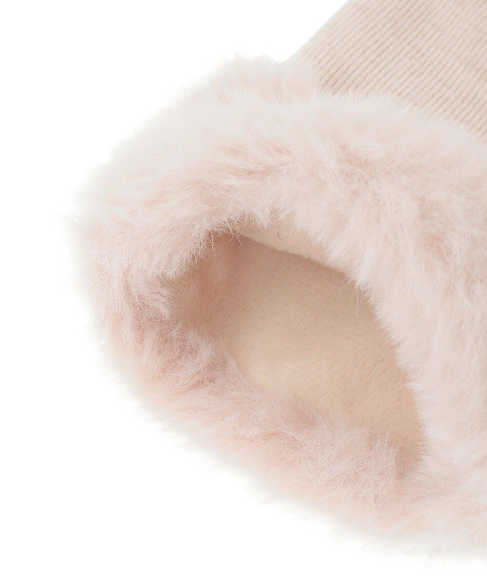 Maison de FLEUR ビッグリボンファーグローブ 