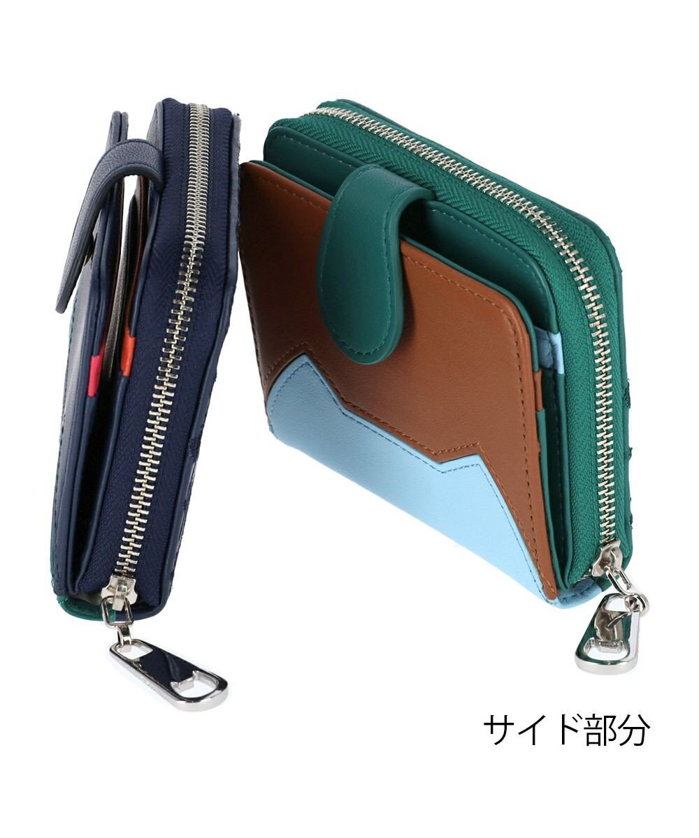 tsumori chisato CARRY スカラップししゅう 小銭入れ コインケース ミニ財布 猫モチーフ 