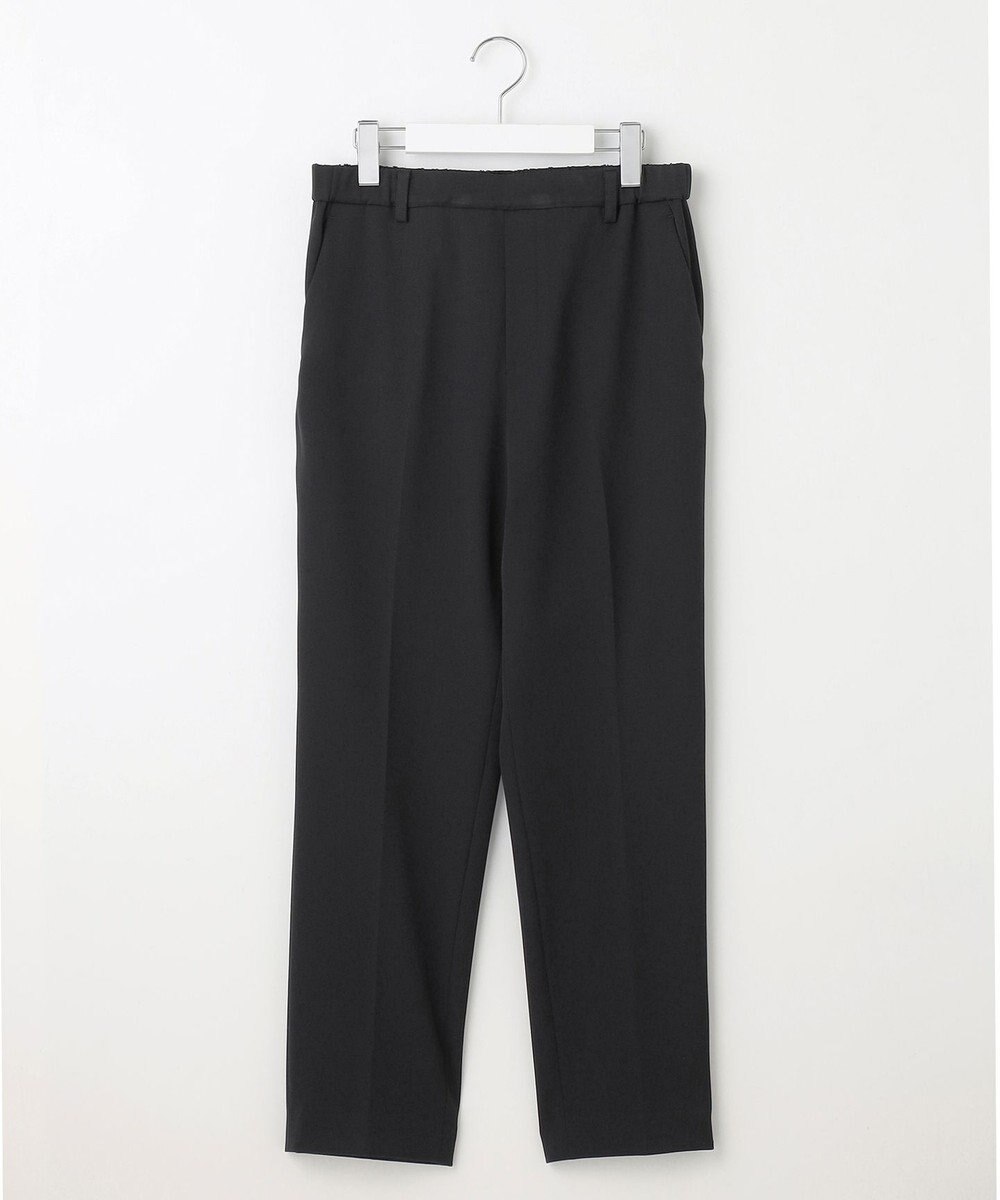 自由区 L 【撥水加工・洗える】TRギャバ裏起毛テーパード パンツ 