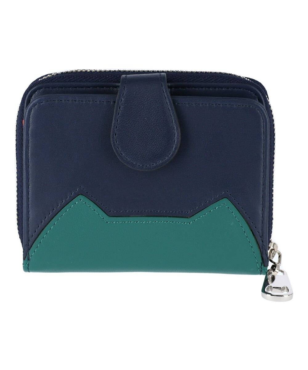 tsumori chisato CARRY スカラップししゅう 小銭入れ コインケース ミニ財布 猫モチーフ 