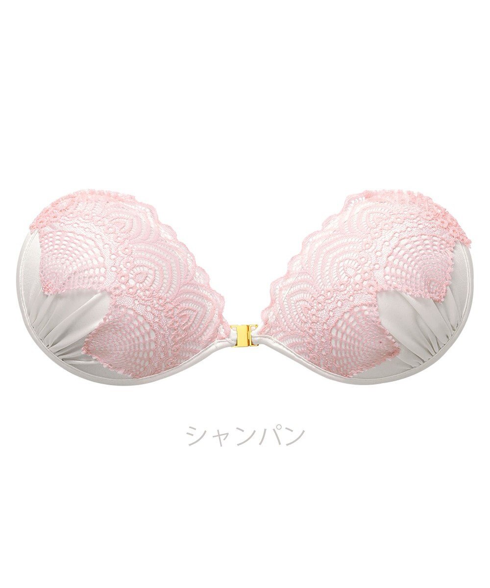 BRADELIS New York 【NuBr / ナチュラルタイプ】ヌーブラ・エアーライト シア デザインヌーブラ ストラップレス バックレス 