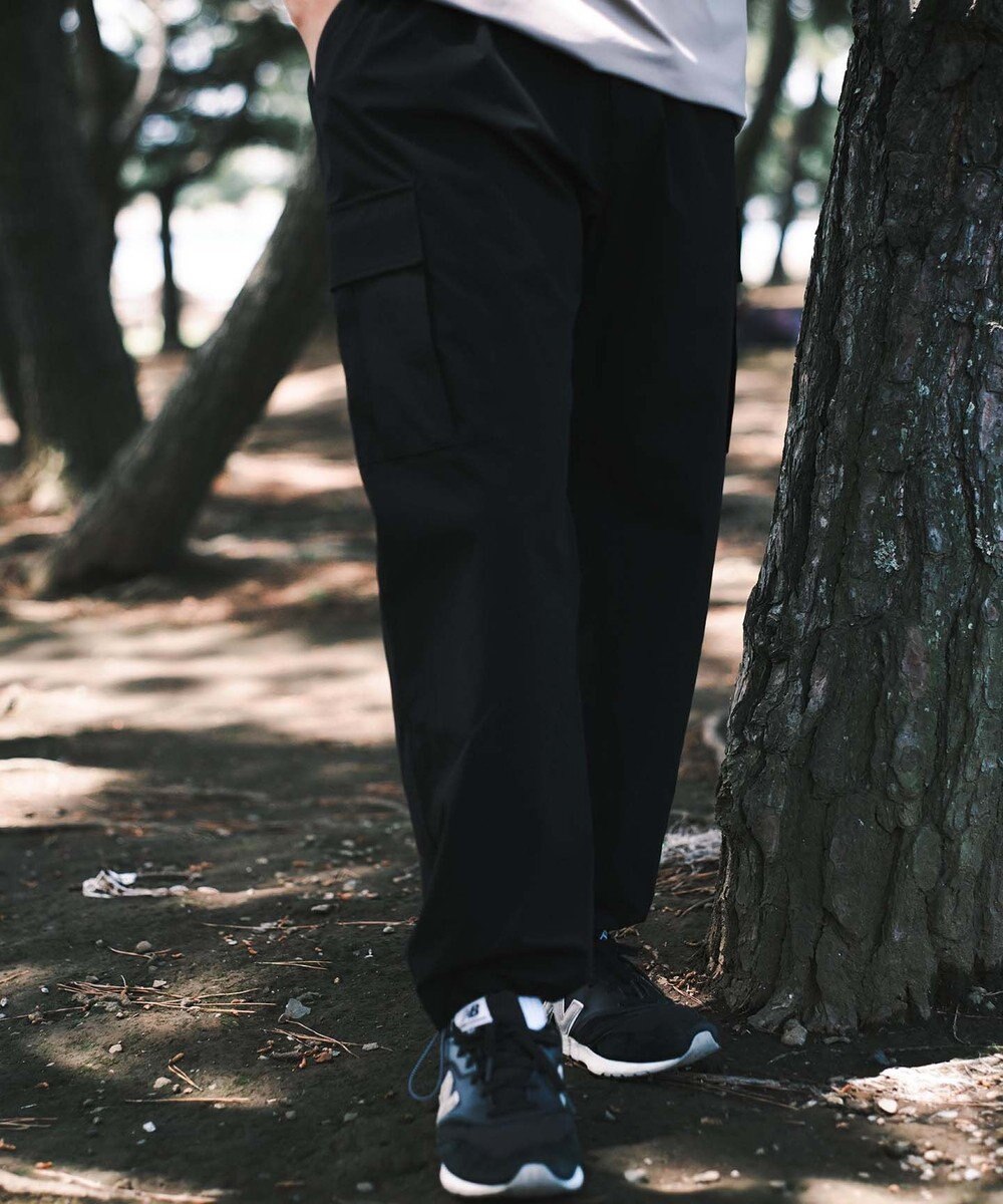 SHARE PARK MENS 【撥水・UVカット・ストレッチ・軽量 】ナイロンカーゴパンツ（Lサイズ） 
