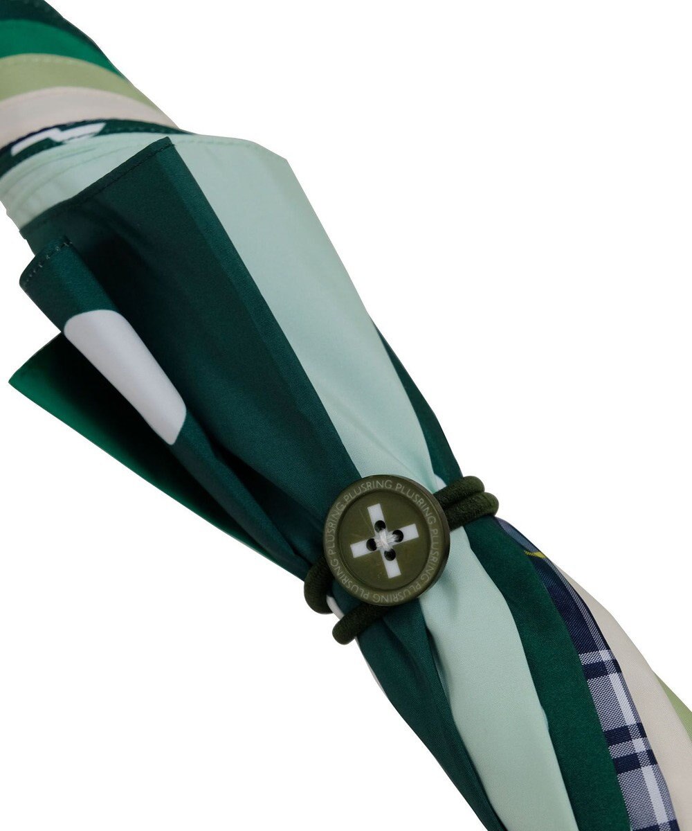 +RING 【プラスリング】【数量限定】 UNISEX 雨傘（長）60cm GRN T1202 