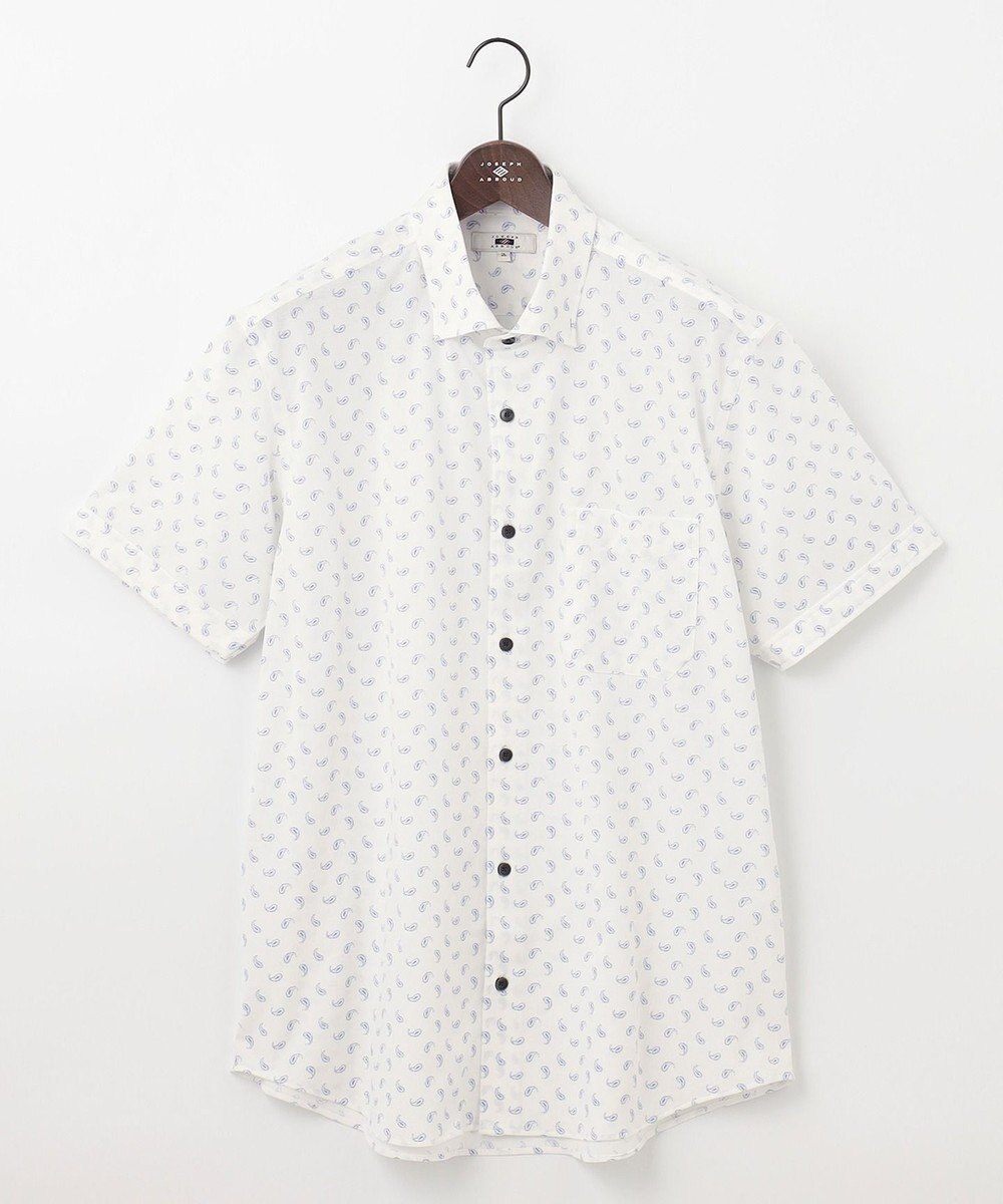 JOSEPH ABBOUD 【キングサイズ・イージーケア】 ジャージーペイズリープリントシャツ 