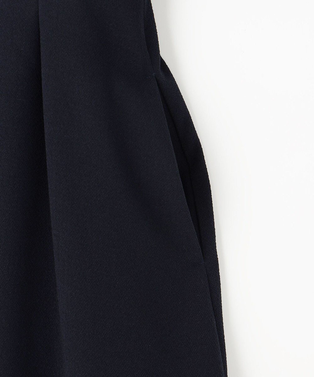 ANY SIS 【洗える】パール調ラインフレア ワンピース 