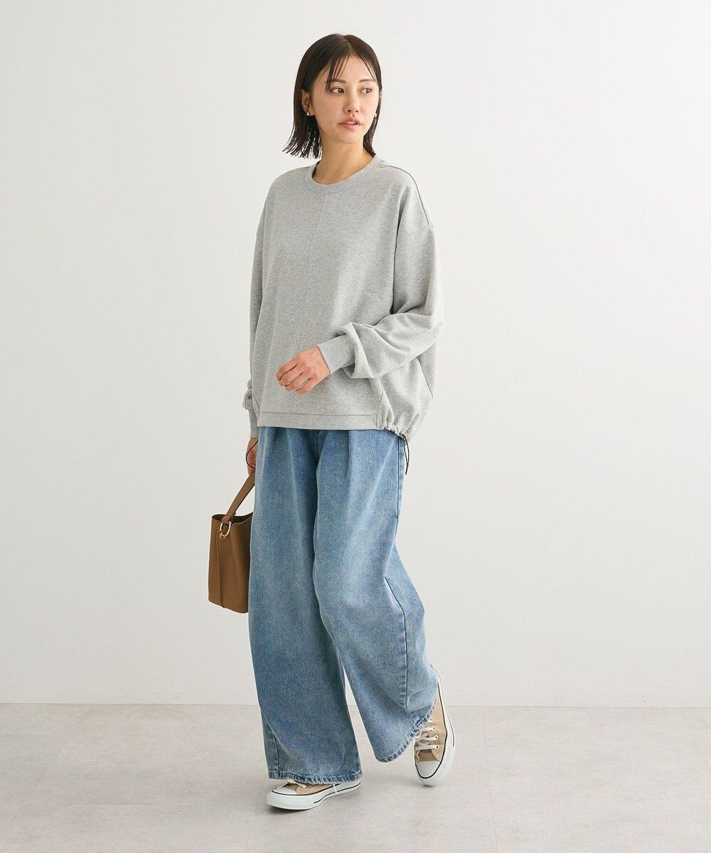 Green Parks ドロストミニ裏毛プルオーバー 