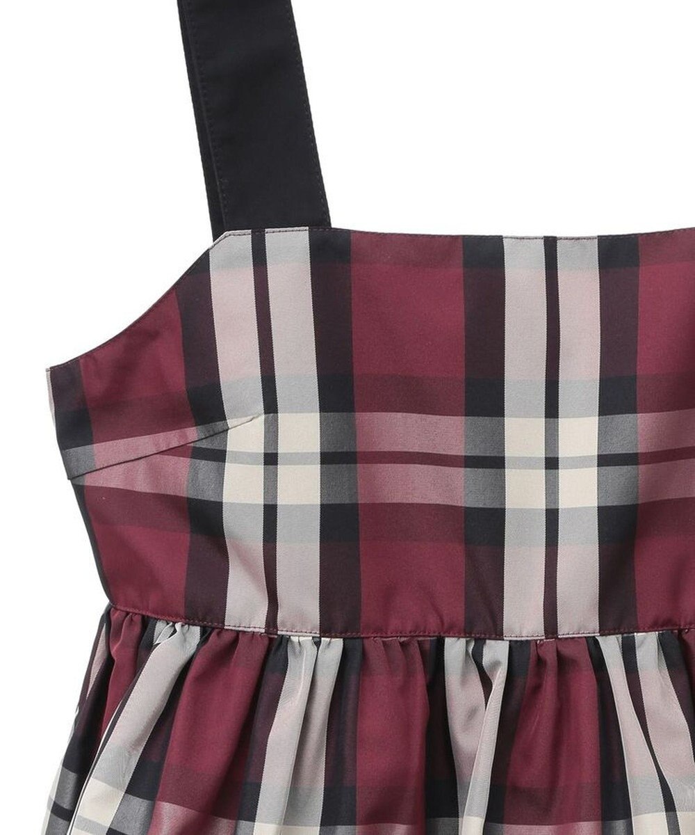 Green Parks ・ＳＵＧＡＲ　ＳＰＯＯＮ　チェックペプラムビスチェ 