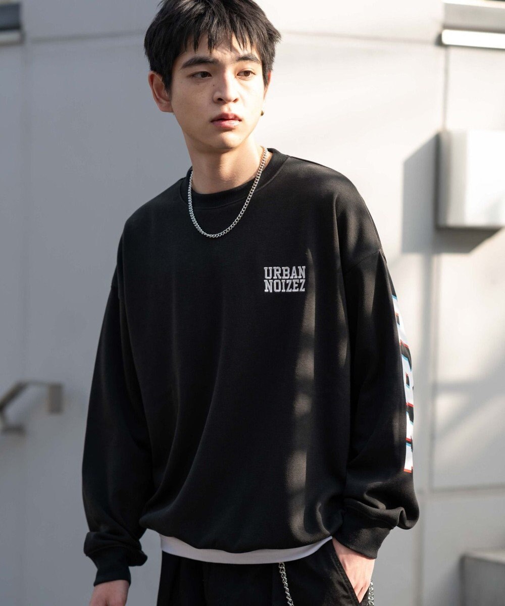 WEGO 【2点SET】アクセ付き裏シャギーグラフィックプルオーバー 